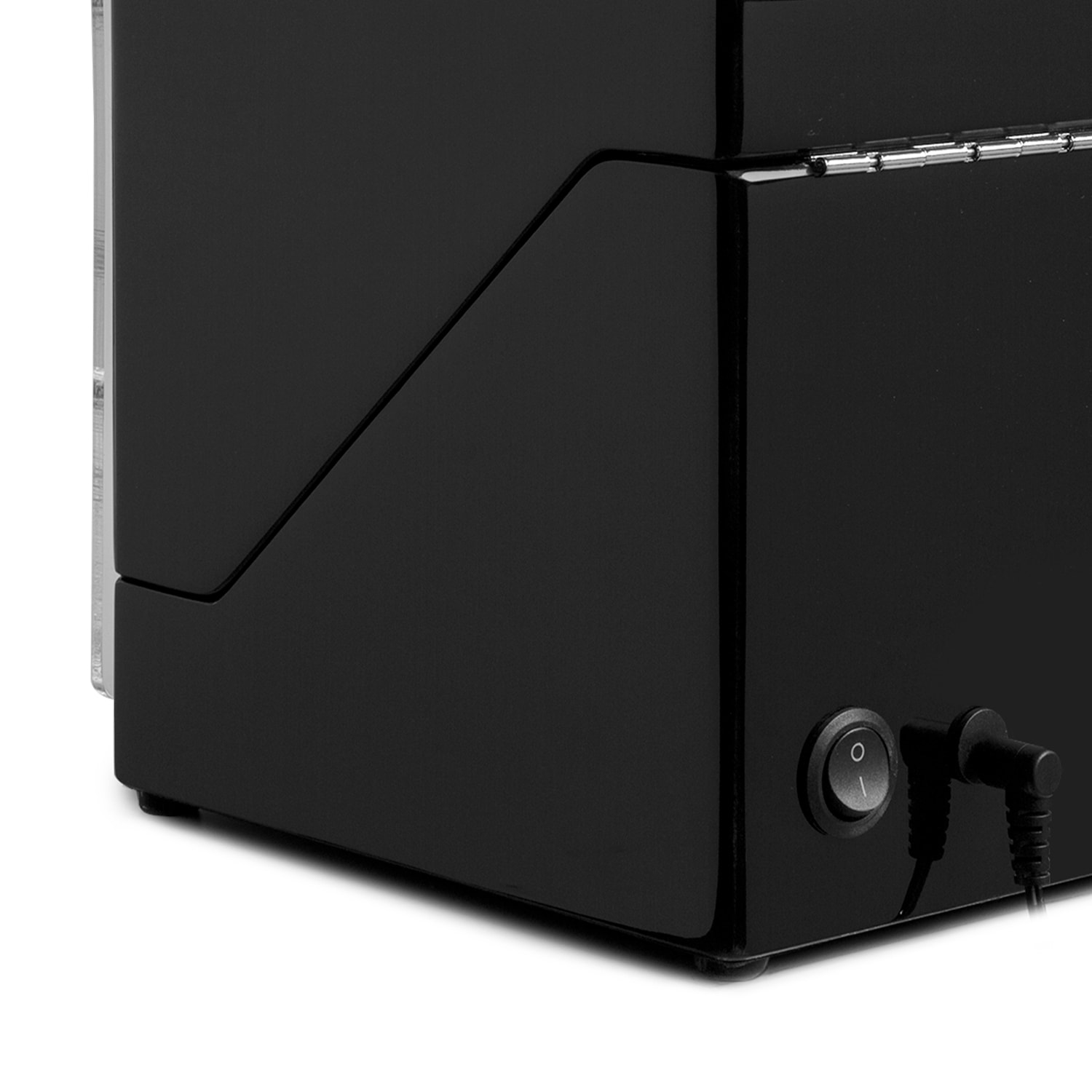 Klarstein CA2PM, naťahovač na hodinky, 4 hodiniek, karbónový vzhľad – Obrázok 5