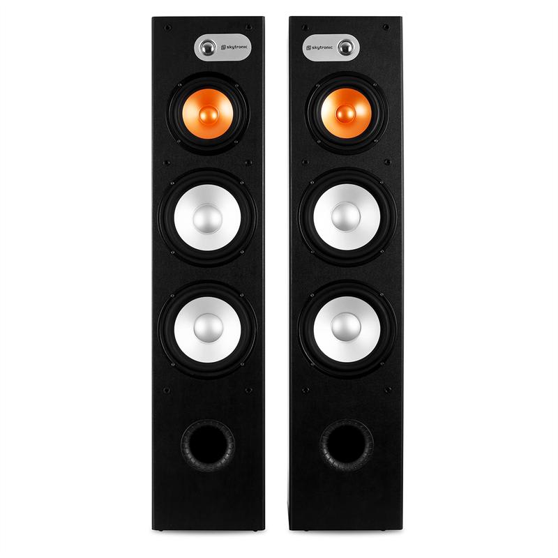 Pár HiFi 3–pásmových stĺpových reproduktorov Skytronic s výk – Obrázok 5