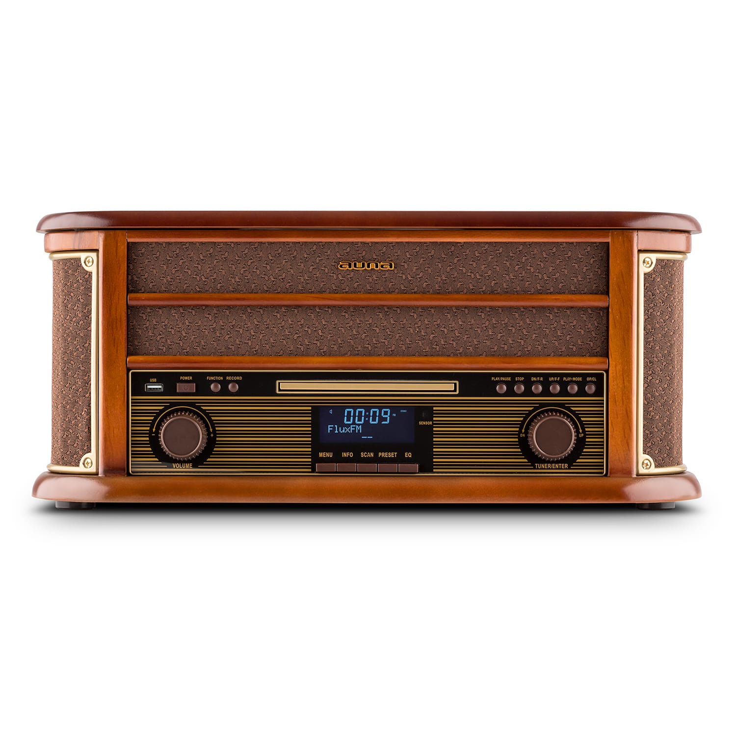 Retro stereo zariadenie Auna Belle Epoque 1908, USB, CD, MP3 – Obrázok 3