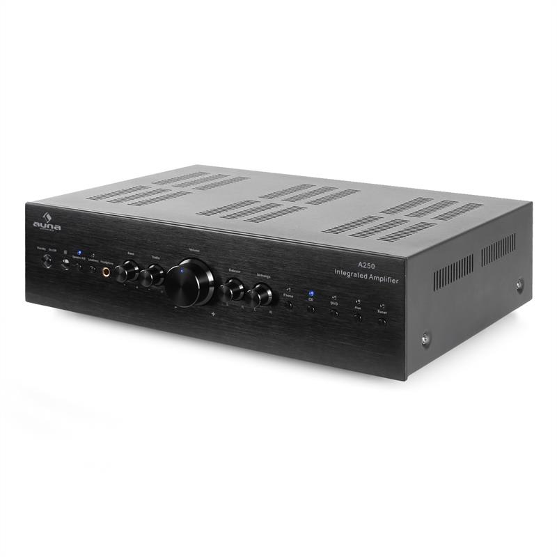 Stereo zosilňovač Auna CD708, AUX phono, čierny, 600 W – Obrázok 4