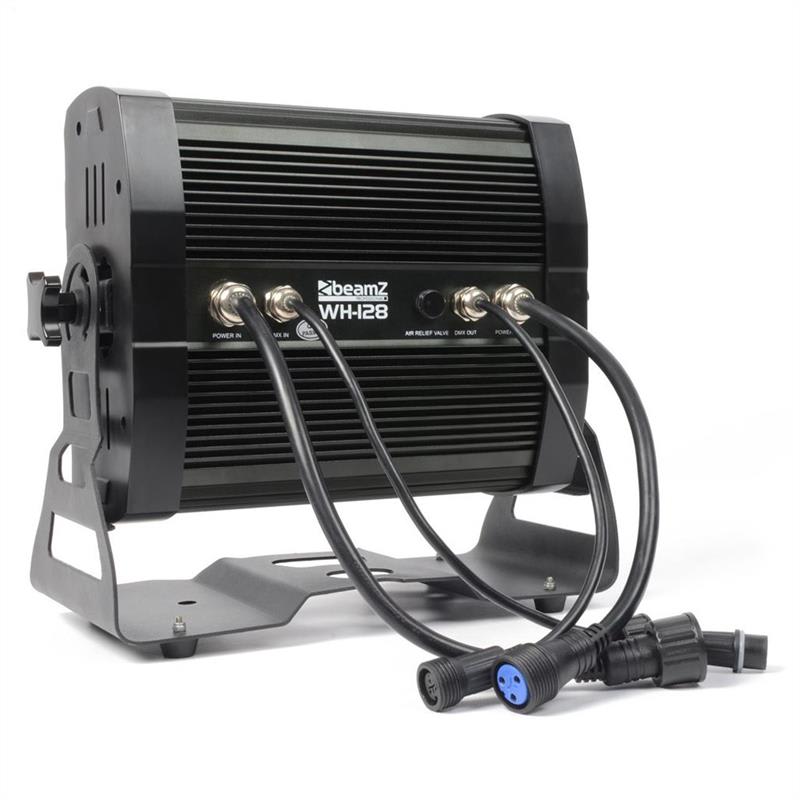 Beamz WH128 Wall Washer, 12 x 8W, čierna, Wall Washer, štvorité LED, IP65, DMX – Obrázok 2