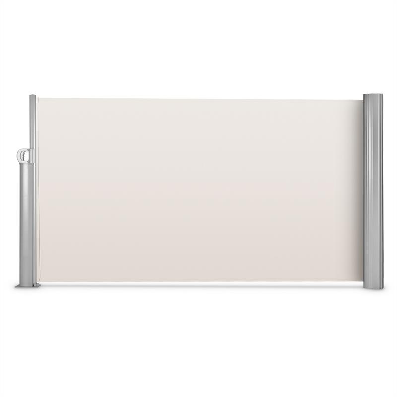 Blumfeldt Bari 316, bočná clona, bočná roleta, 300 x 160 cm, hliník, krémovo piesková – Obrázok 2