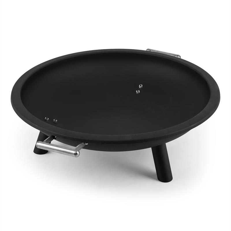 Blumfeldt Trino, ohnisko, kôš na oheň, krb na terasu, Ø 80 cm, oceľ, čierne – Obrázok 5