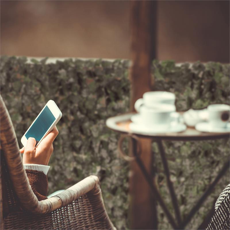 Blumfeldt Fency Dark Ivy, zástena, ochrana pred pozorovaním, ochrana pred vetrom, 300 x 100 cm, brečtan, tmavozelená – Obrázok 4