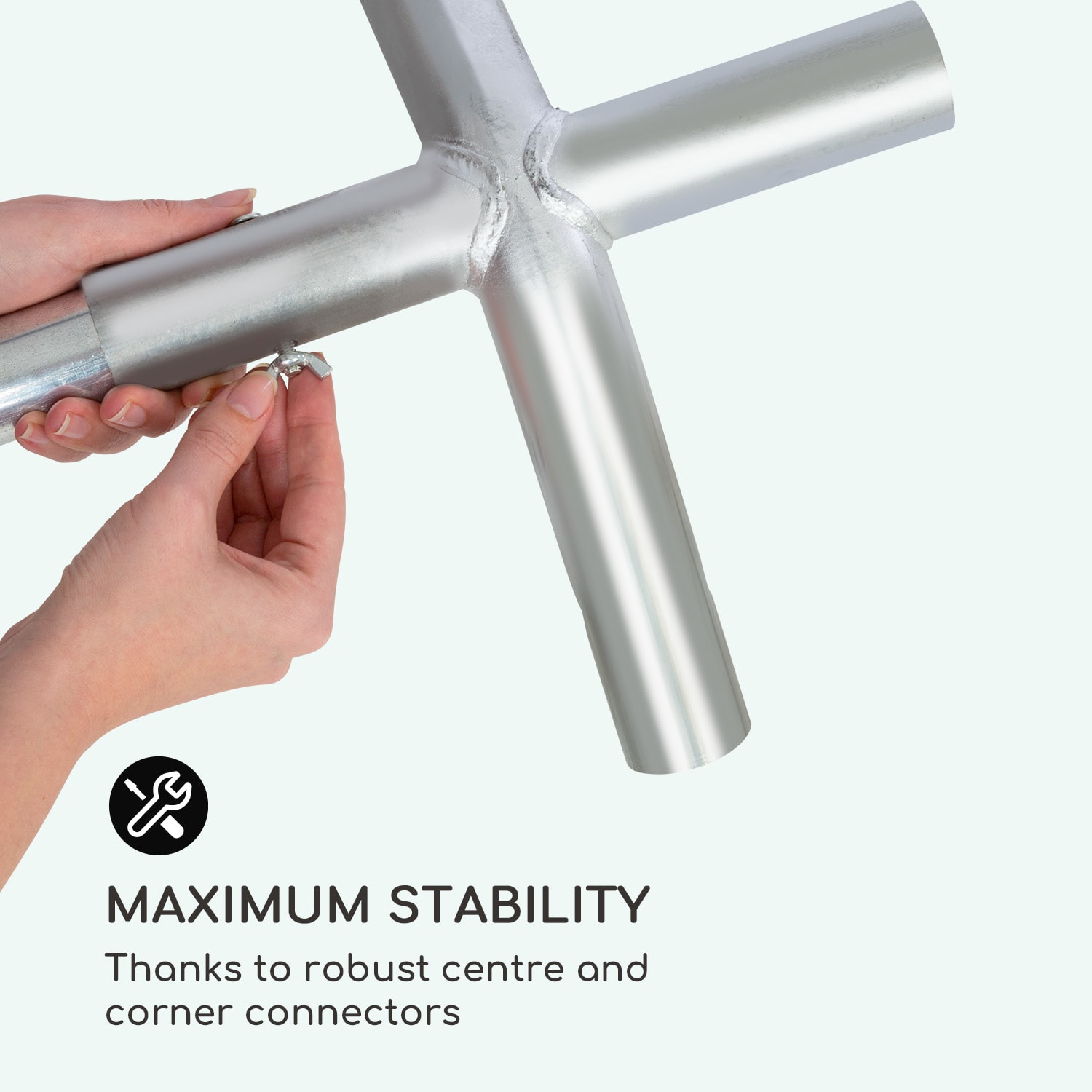 Blumfeldt Sommerfest, párty stan, 4 x 8 m, 500 g/m², PVC, nepremokavý, nehorľavý – Obrázok 5