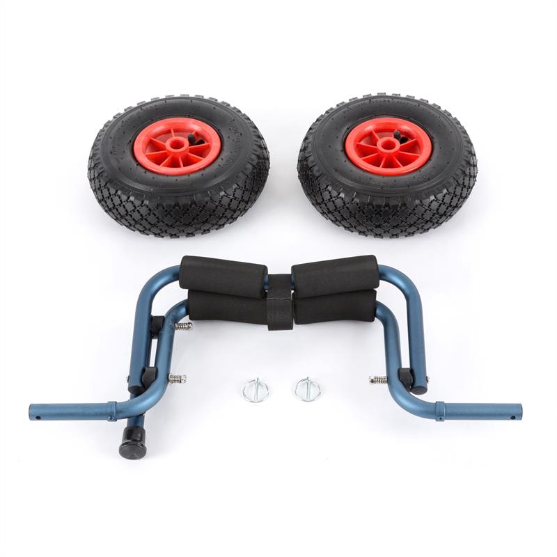 KLARFIT Sea Mule BL, modrý, vozík na kajak, podpera, hliník, eloxovaný, skladací – Obrázok 4