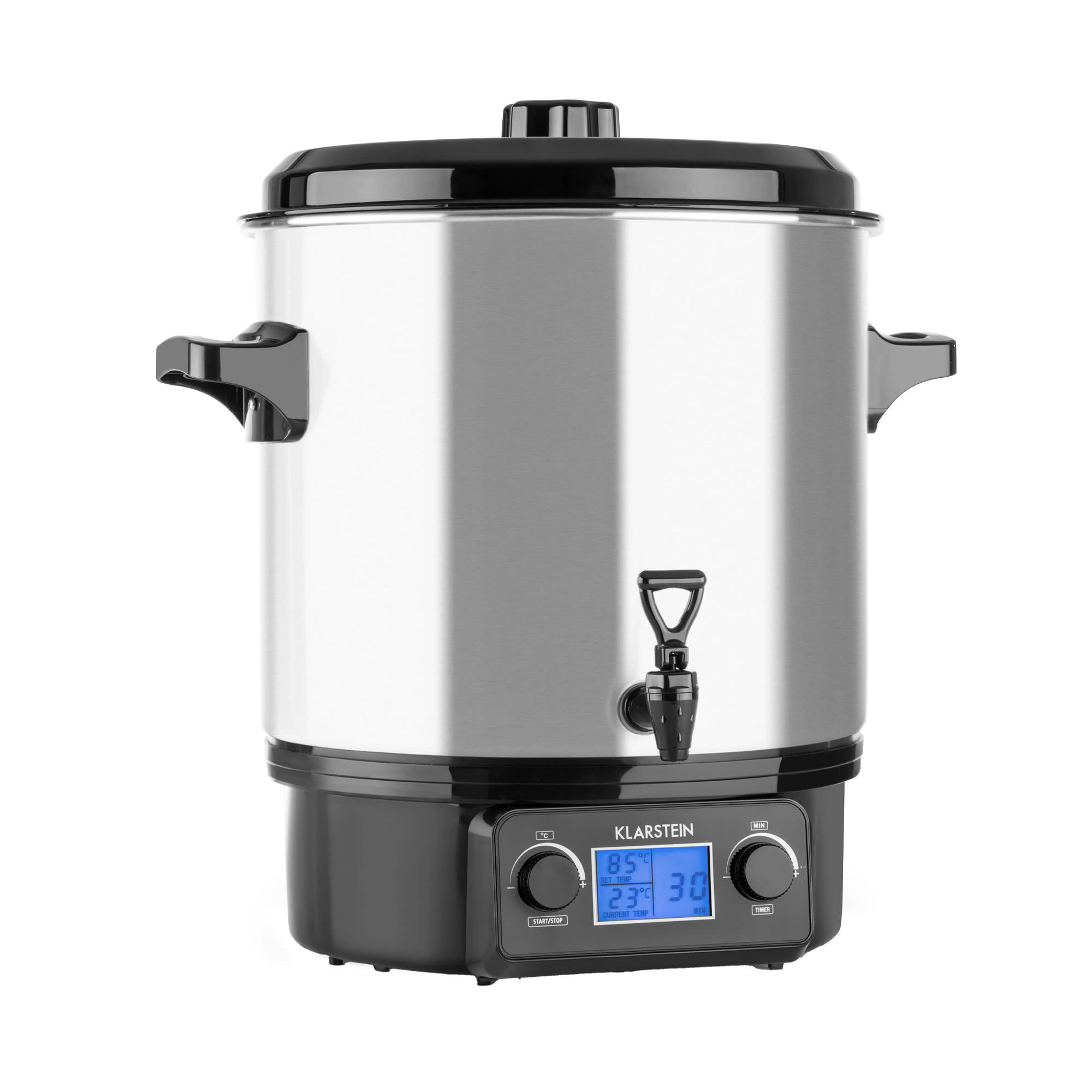 Klarstein Biggie Digital, zavárací hrniec, 27 l, 2000 W, nehrdzavejúca oceľ