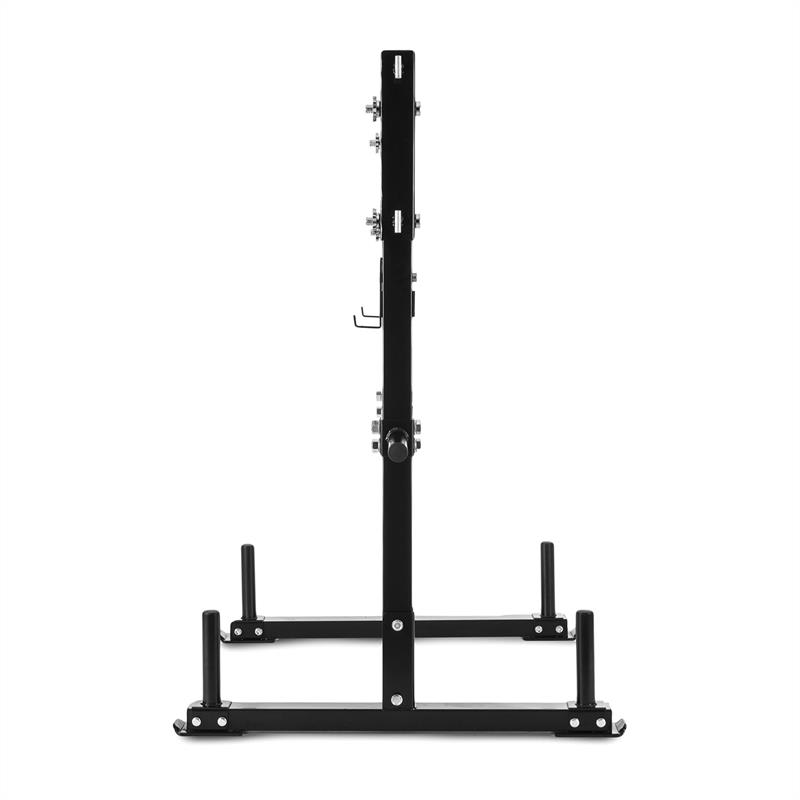 Capital Sports Yoketar Yoke posilňovací stojan, 50 mm tŕne na kotúče, 2 x J-Cup, oceľ, čierna – Obrázok 5