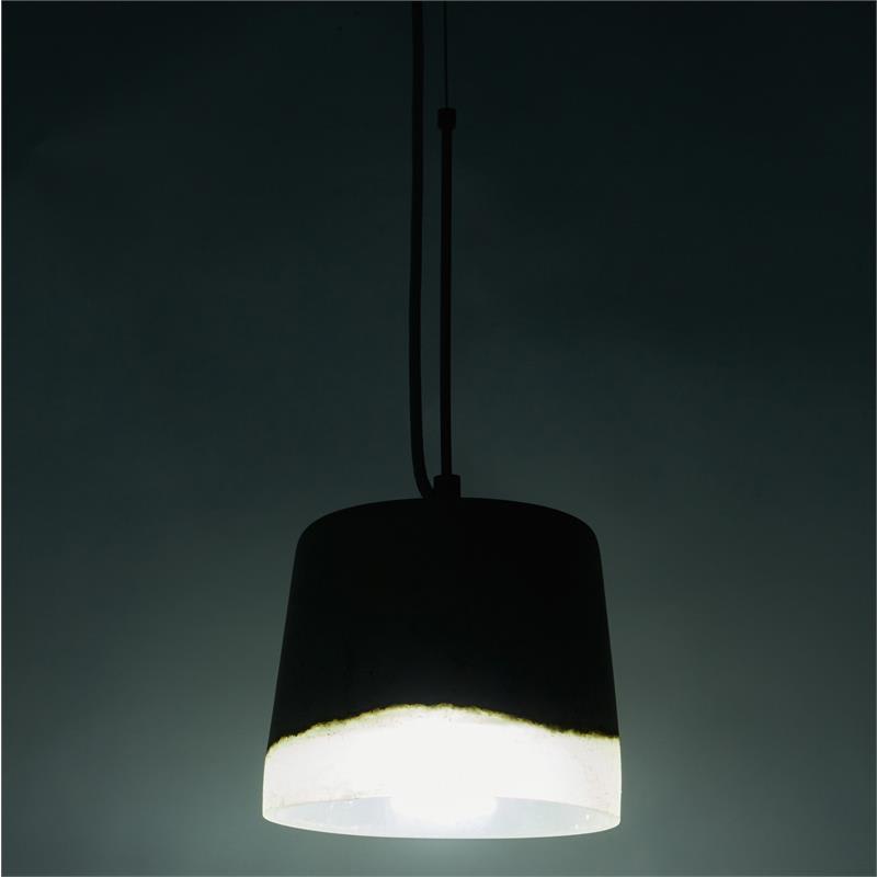 Loocida Sonnenstein Studie 32, betónová visiaca lampa, závesná lampa, priemyselný dizajn – Obrázok 3
