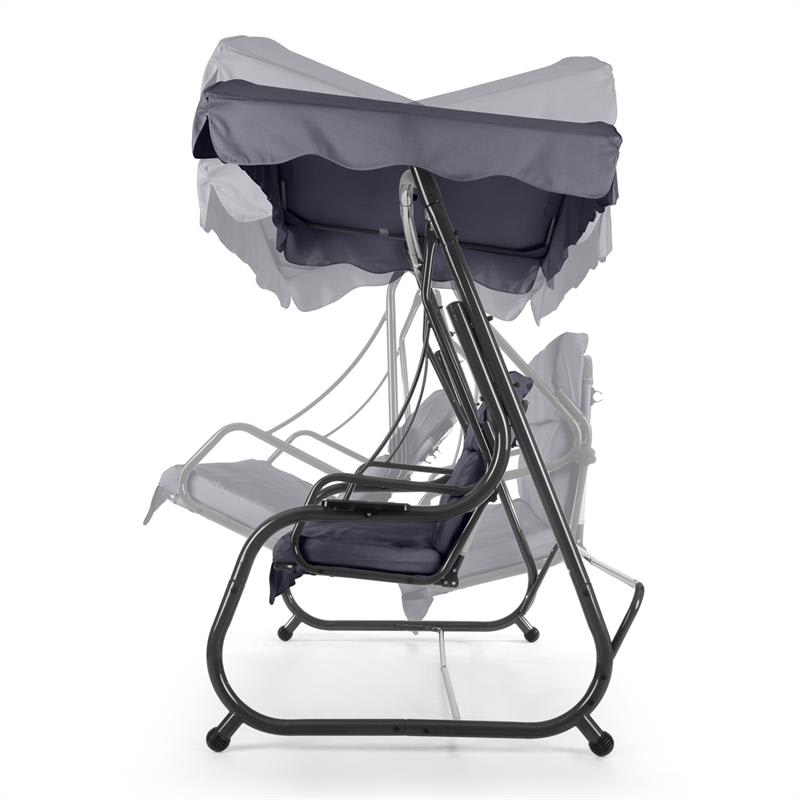 Blumfeldt High Society, záhradná hojdačka, 220 cm, šedá – Obrázok 4