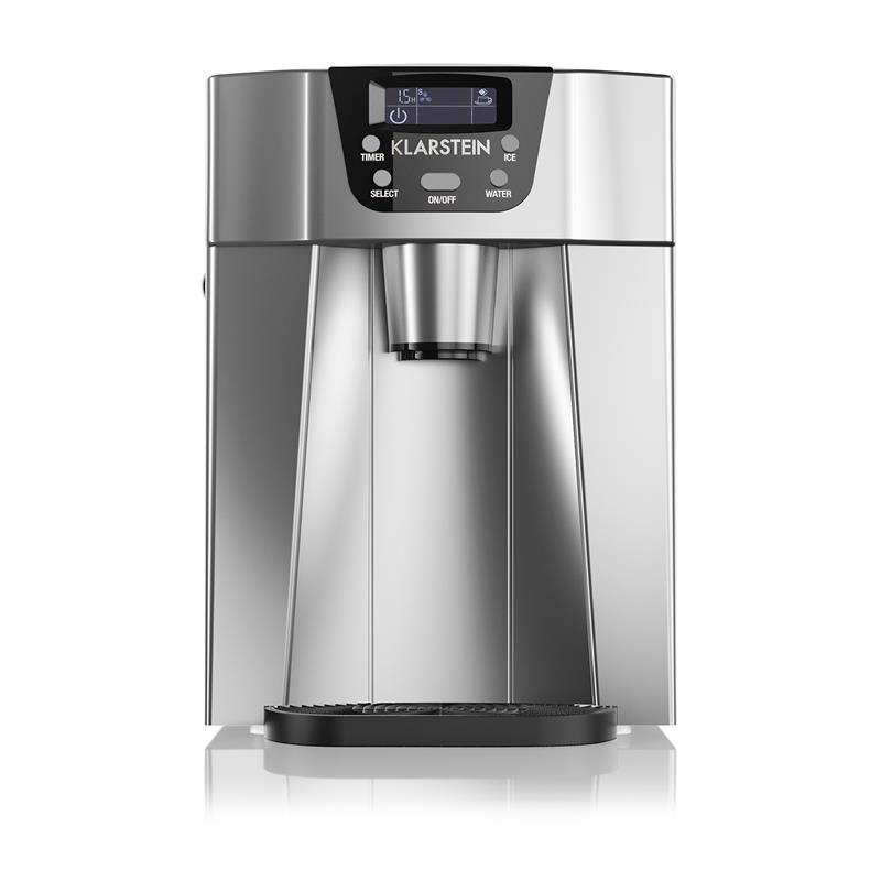 Klarstein Ice Volcano 2 GS, výrobník ľadu, 13 kg/24 h, zariadenie na výrobu ľadu, LED, strieborný – Obrázok 3