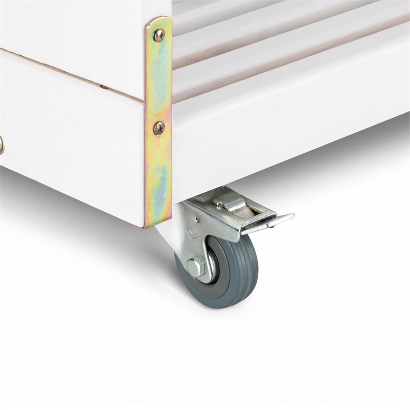 Blumfeldt Hiddensee, kolieska na prepravu plážového sedenia, prepravné kolieska s brzdou, 50 x 17 cm, max. 500 kg – Obrázok 3