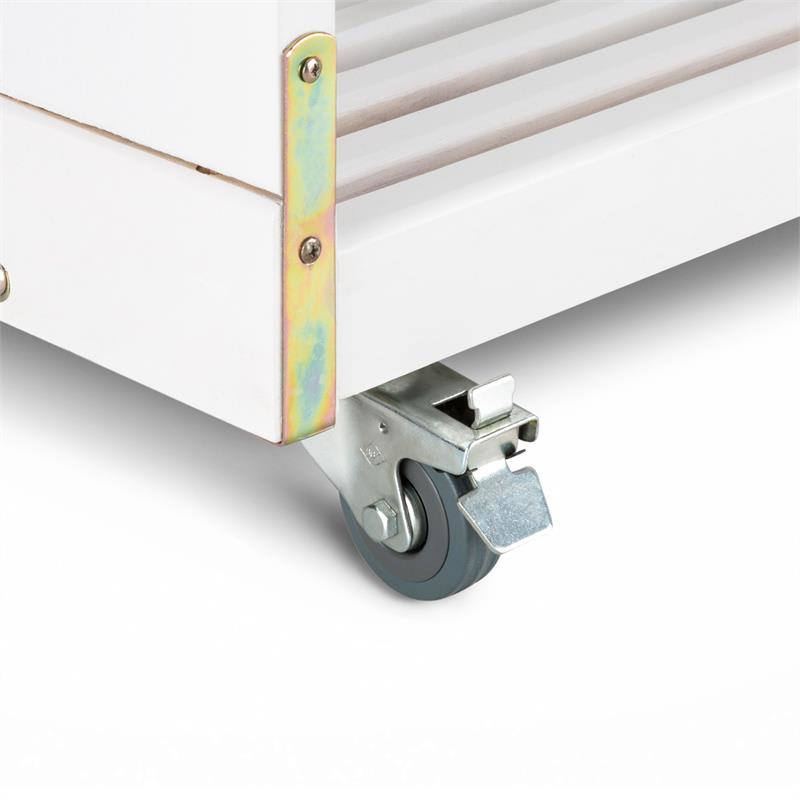 Blumfeldt Hiddensee, kolieska na prepravu plážového sedenia, prepravné kolieska s brzdou, 50 x 17 cm, max. 500 kg – Obrázok 4