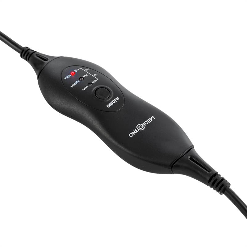 OneConcept Magic-Carpet DX, výhrievacia podložka, 75 W, 60 x 40 cm, 3 stupne ohrevu, vyhrievacia rohožka – Obrázok 3