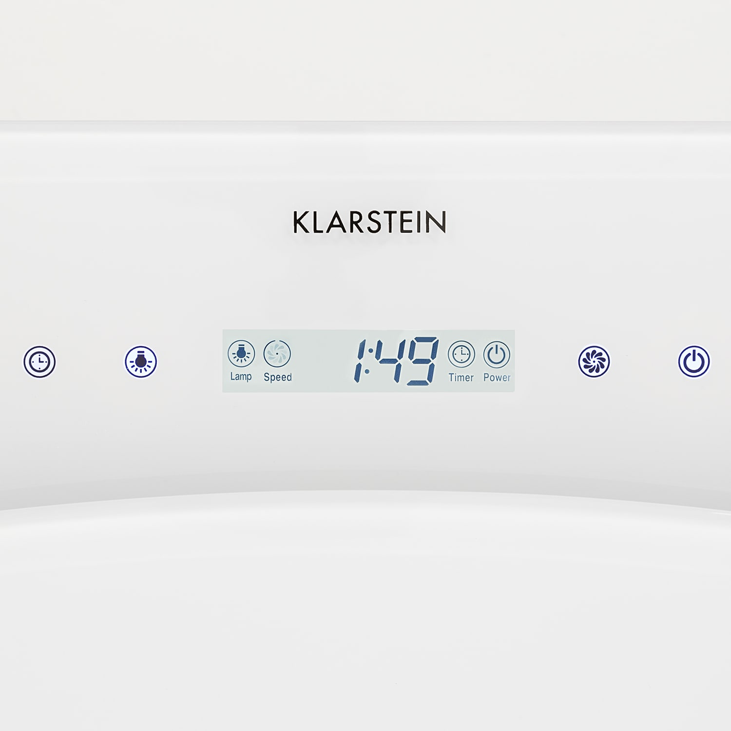 Klarstein Secret Service, digestor, 110 cm, stropný, 800 m³/h, sklo, LED, biely – Obrázok 4