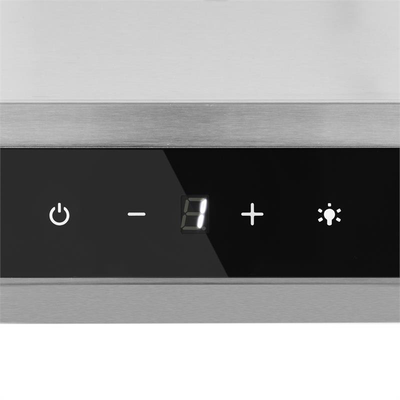 Klarstein Zelda 90, digestor, 90 cm, nástenný, 650 m³/h, LED, dotykové ovládanie, časovač, nehrdzavejúca oceľ – Obrázok 5