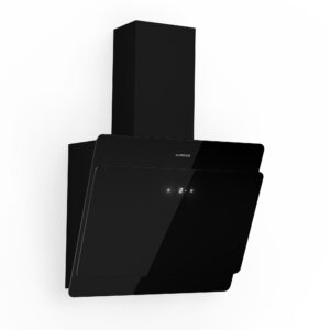 Klarstein Aurica 60, digestor, 60 cm, nástenný, 620 m³/h, LED, dotykové ovládanie, sklo, čierny