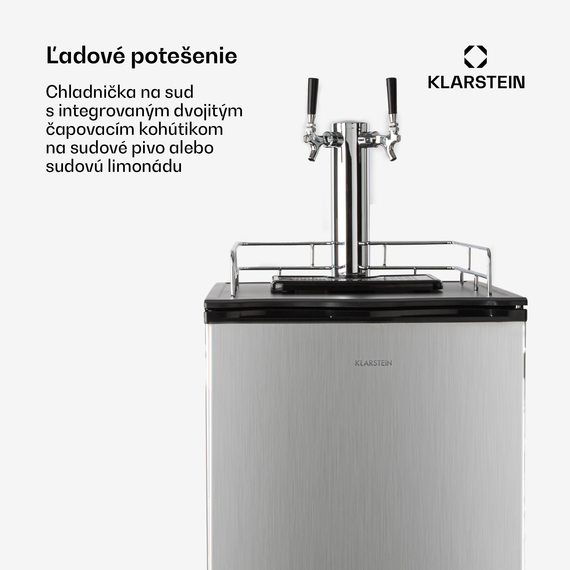 Klarstein Big Spender Double, chladnička na nápojový sud, sudy do 50 l – Obrázok 3