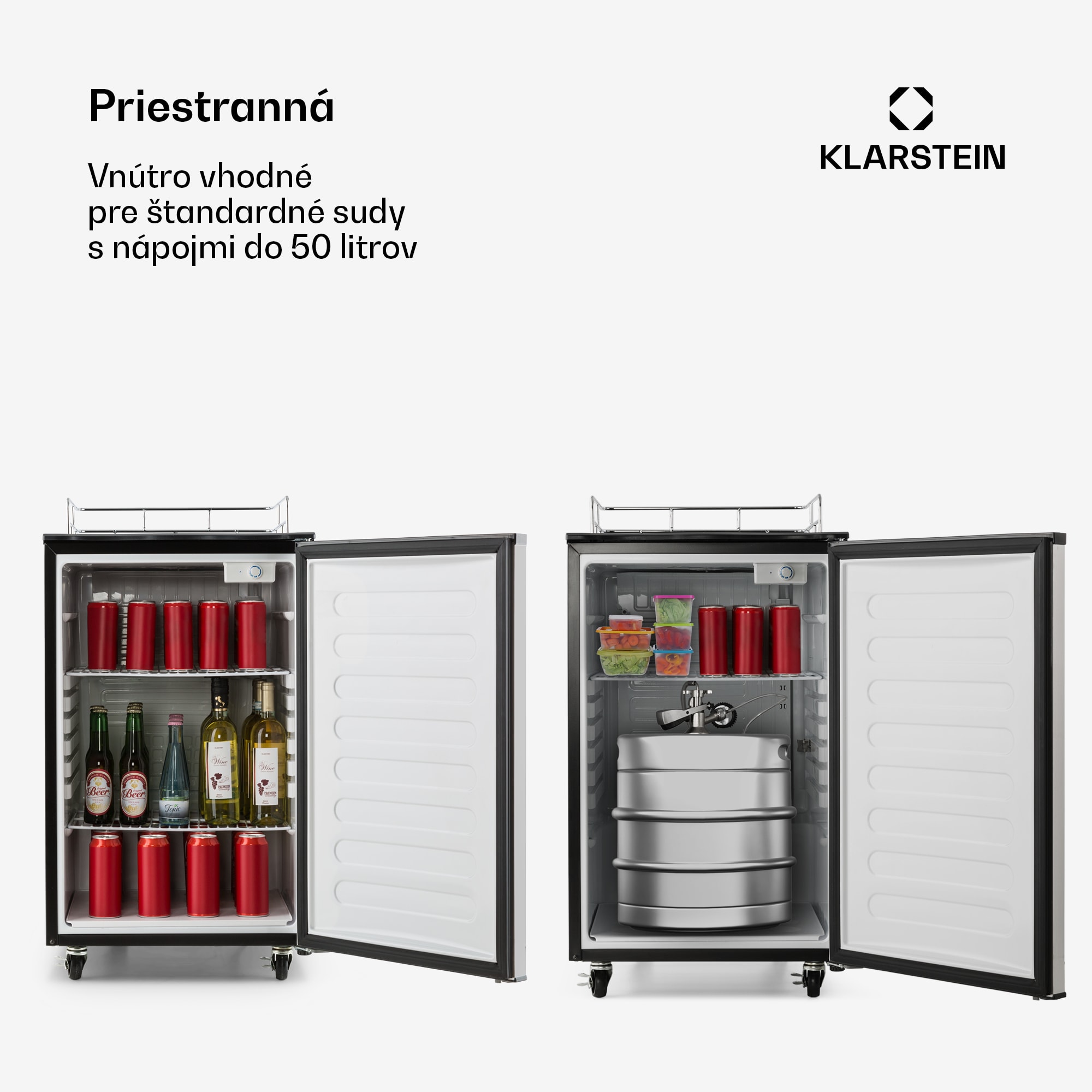 Klarstein Big Spender Double, chladnička na nápojový sud, sudy do 50 l – Obrázok 5