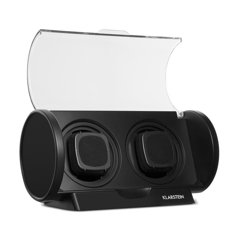 Klarstein Lugano, naťahovač na hodinky, plast, 2 hodiniek, 4 režimy, čierny – Obrázok 2