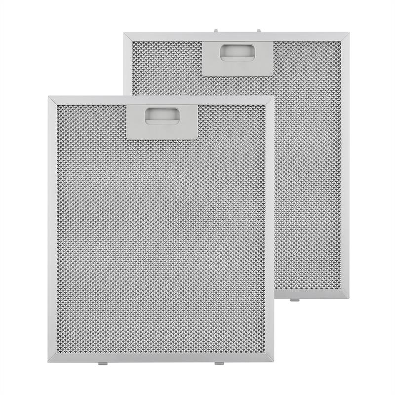 Hliníkový tukový filter, pre digestory Klarstein, 27,1 x 31,8 cm, 2 kusy, náhradný filter, príslušenstvo