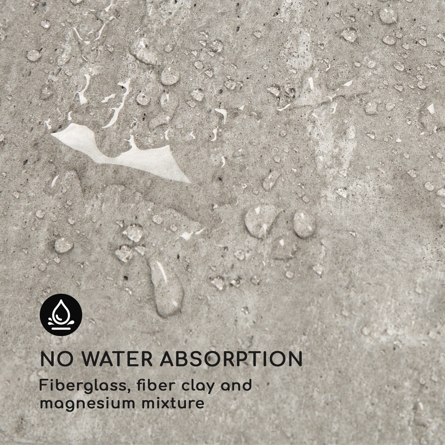 Blumfeldt Airflor, kvetináč, 45 x 100 x 27 cm, sklolaminát, do interiéru aj exteriéru, svetlosivý – Obrázok 4