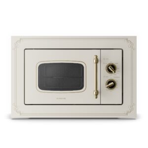 Klarstein Victoria 20, vstavaná mikrovlnná rúra, 20 l, 800 W, gril: 1000 W, slonová kosť