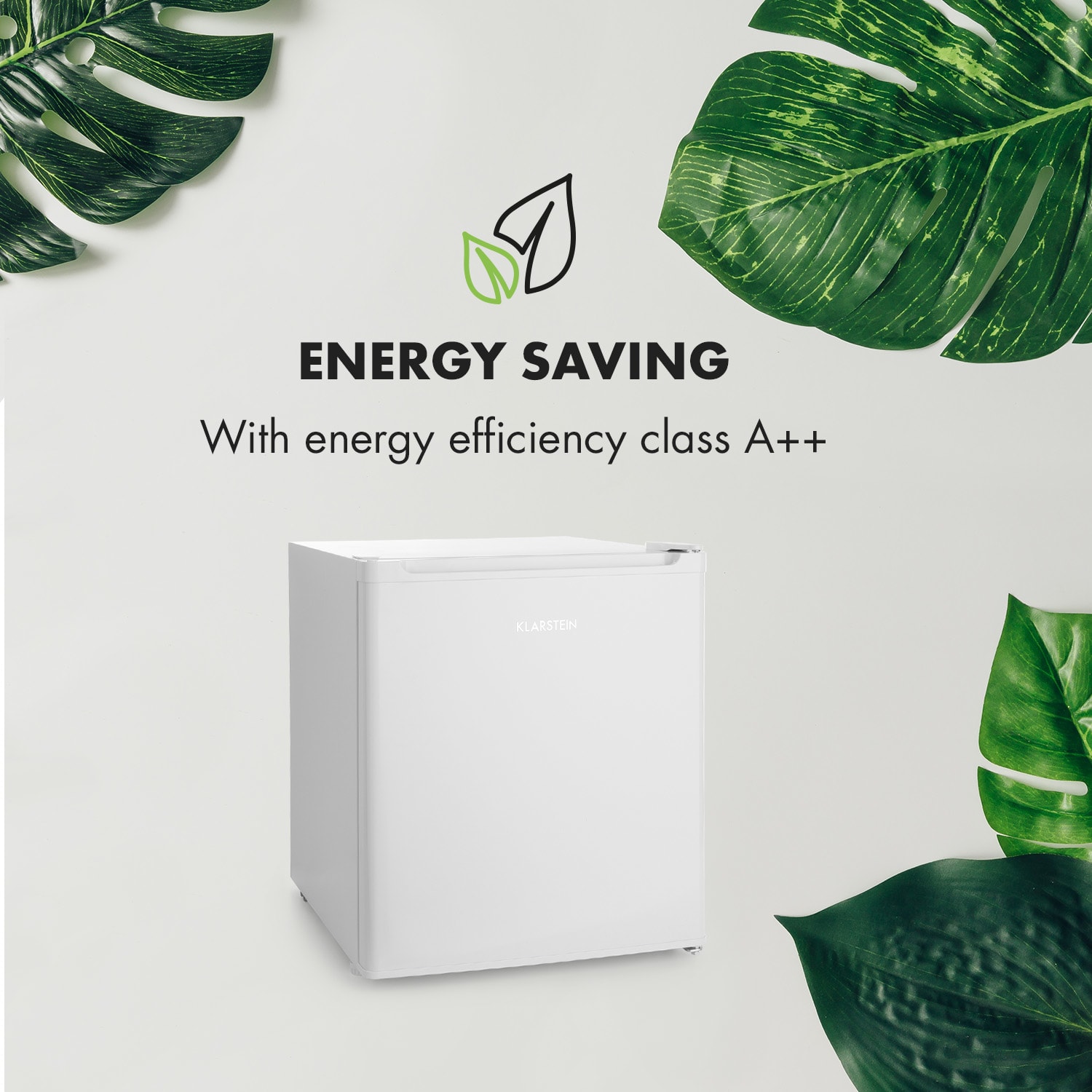 Klarstein Snoopy Eco, mini chladnička, mraziaci priečinok, 41 l, energet. trieda F, 39 dB, čierna – Obrázok 4