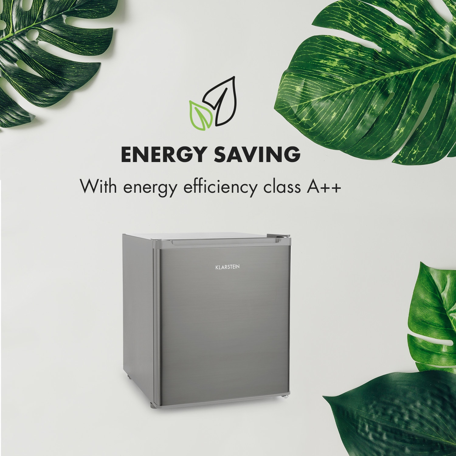 Klarstein Snoopy Eco, mini chladnička, mraziaci priečinok, 41 l, energet. trieda F, 39 dB, čierna – Obrázok 4