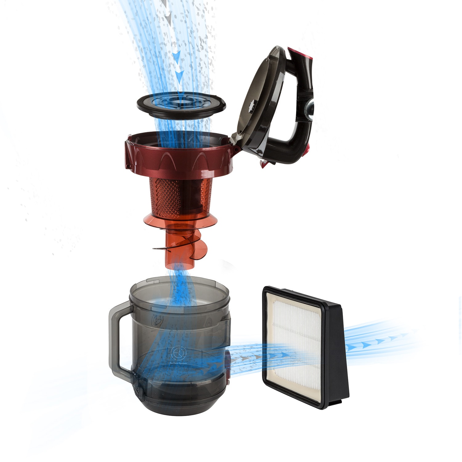 OneConcept HEPA filter do cyklónového vysávača Clean Master, príslušenstvo – Obrázok 3