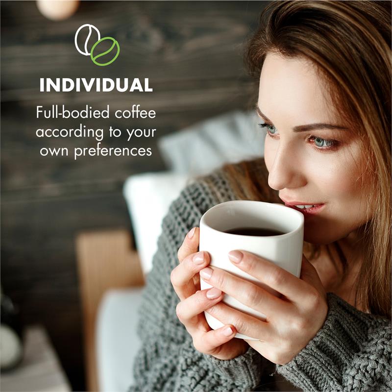 Klarstein Craft Coffee, kávovar, 600 ml, váha, časovač, nadstavec s filtrom, čierny/biely – Obrázok 3