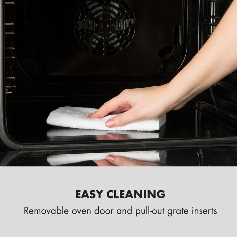 Klarstein Kalahari, vstavaná rúra, 2300 W, 7 funkcií, čierna – Obrázok 3