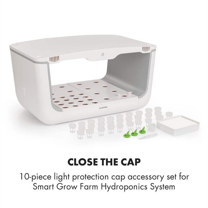 Klarstein GrowIt, 10 ochranných krytiek proti svetlu, sada príslušenstva – Obrázok 2