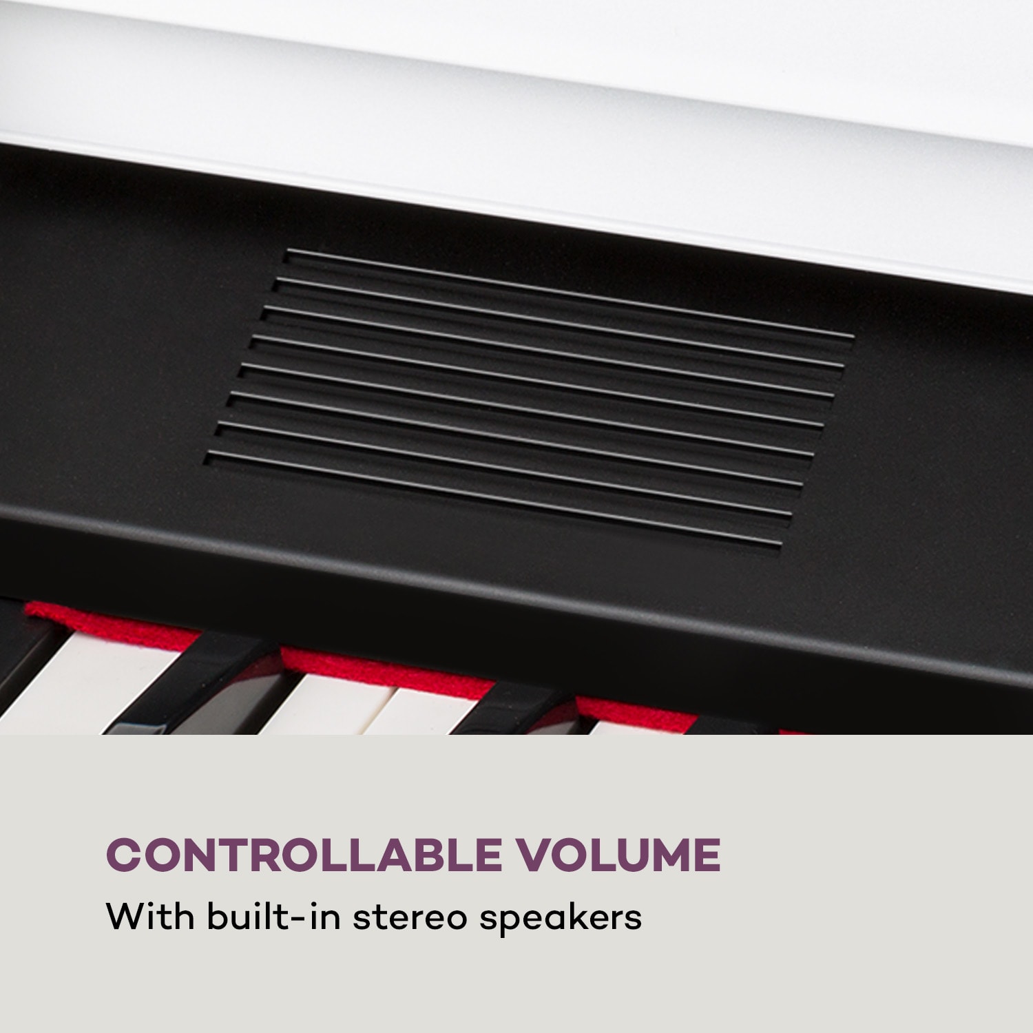 SCHUBERT Subi88 MK II, digitálne piáno, 88 kláves, MIDI, USB, 360 zvukov, 160 rytmov, biele – Obrázok 4