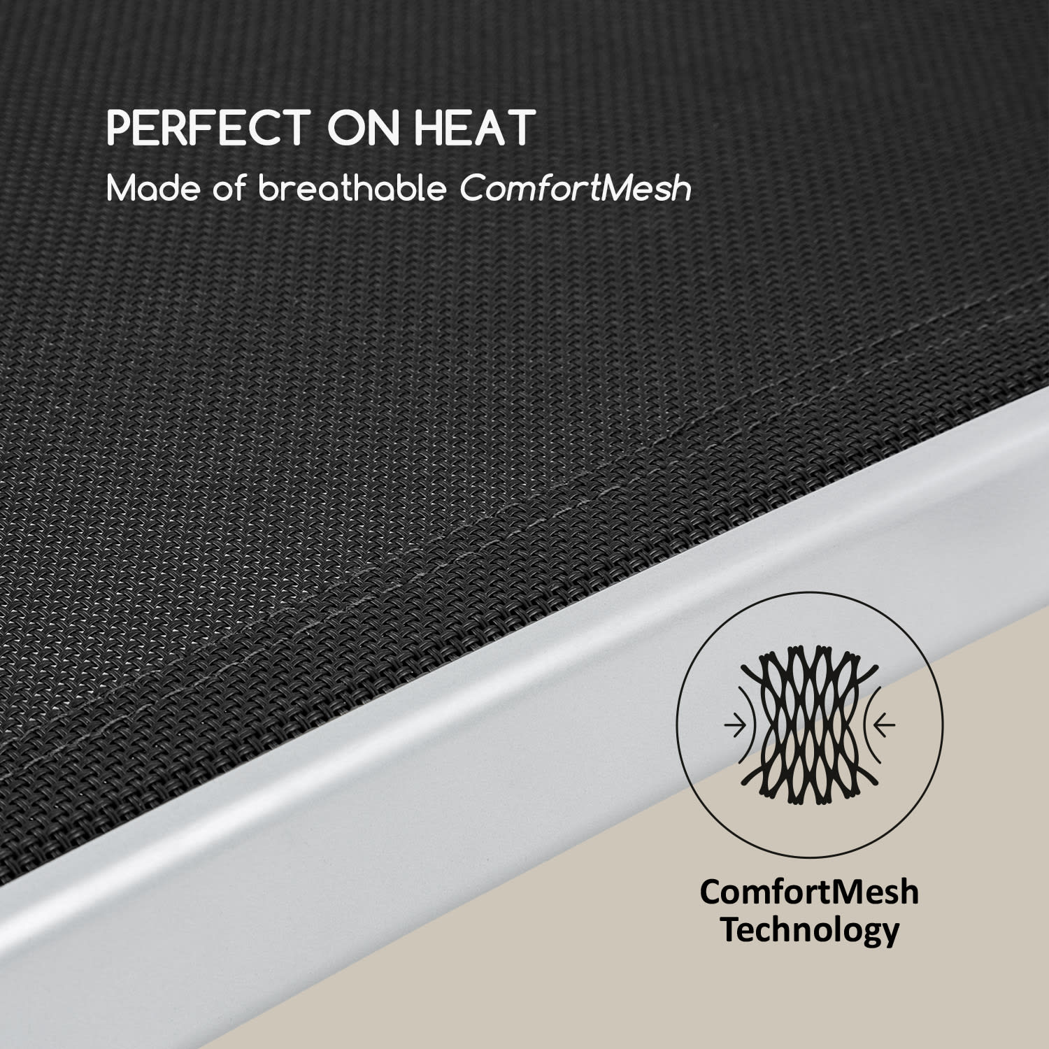 Blumfeldt Sun Valley, záhradné lehátko, sklápateľné, vankúš, čierne – Obrázok 5