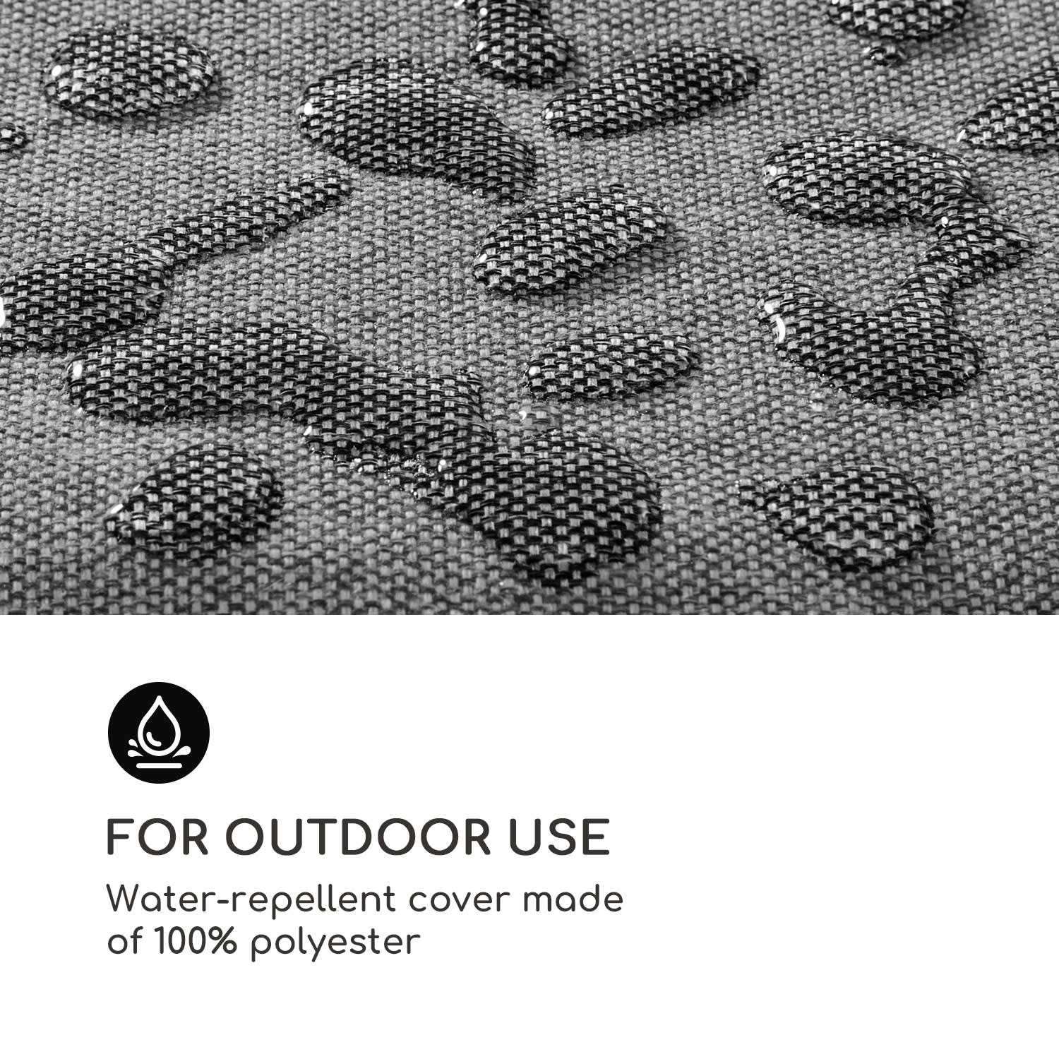 Blumfeldt Titania Pillows, vankúš, polyester, nepremokavý, melírovaný tmavosivý – Obrázok 4