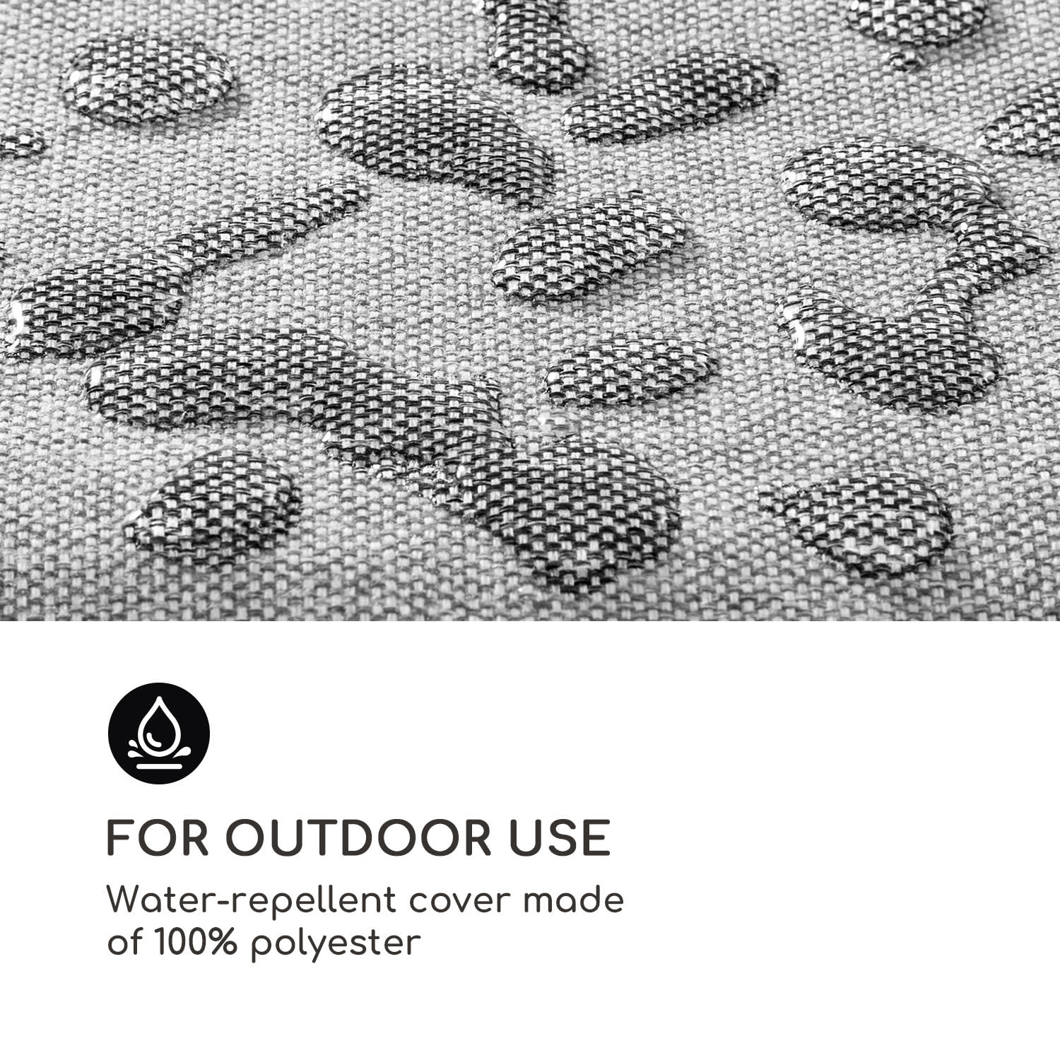 Blumfeldt Titania Pillows, vankúš, polyester, nepremokavý, melírovaný svetlosivý – Obrázok 4