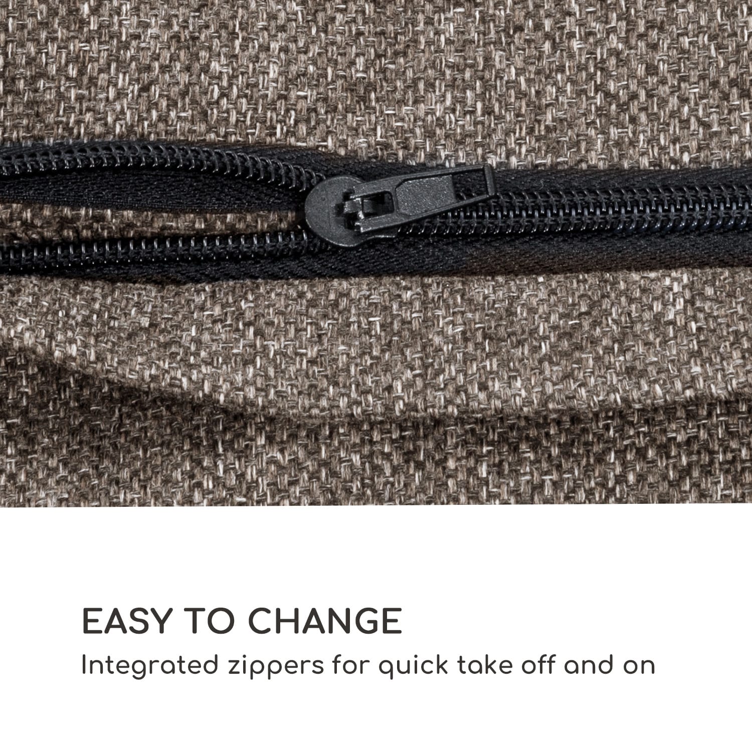 Blumfeldt Titania Pillows, vankúš, polyester, nepremokavý, hnedý – Obrázok 5