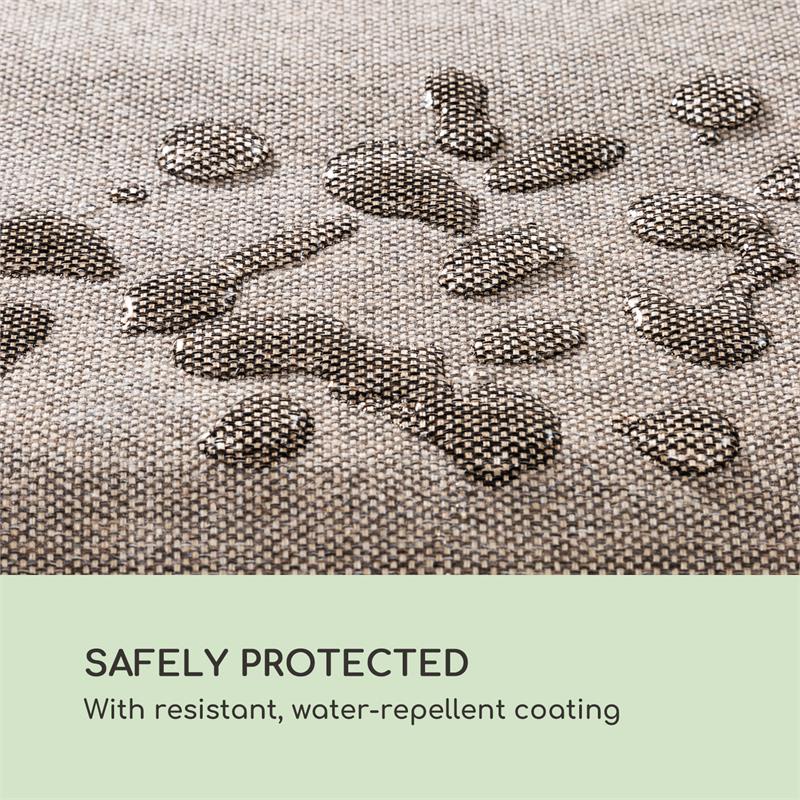 Blumfeldt Pozzilli CU, čalúnenie lavice, ComfortExtra, nepremokavé, sivá – Obrázok 3