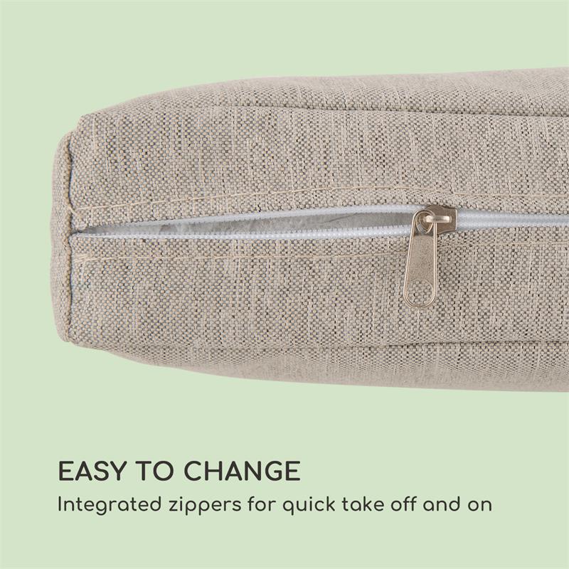 Blumfeldt Pozzilli CU, čalúnenie lavice, ComfortExtra, nepremokavé, sivá – Obrázok 4