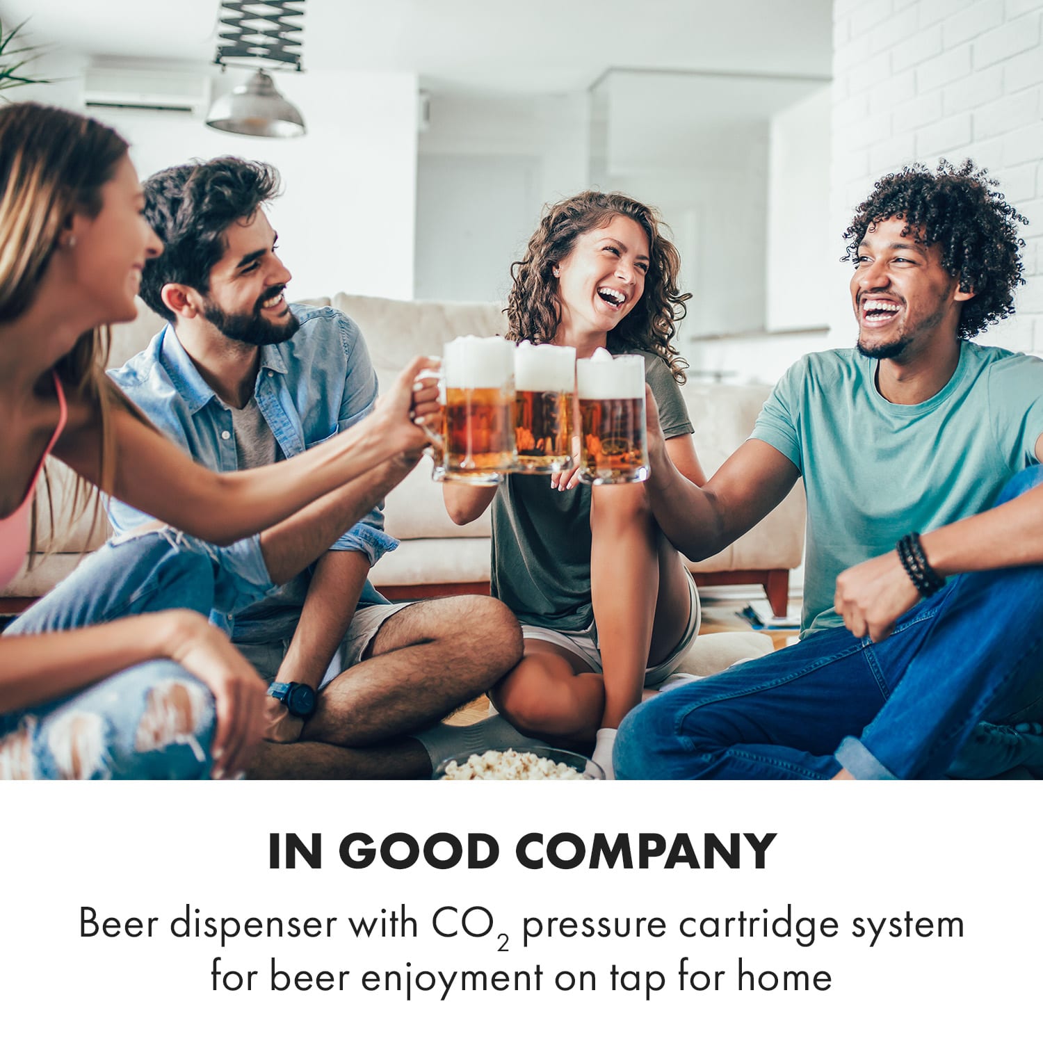 Klarstein Beerkules, výčapné zariadenie, 5 l súdok, kompresor, 120 W, čierne – Obrázok 2