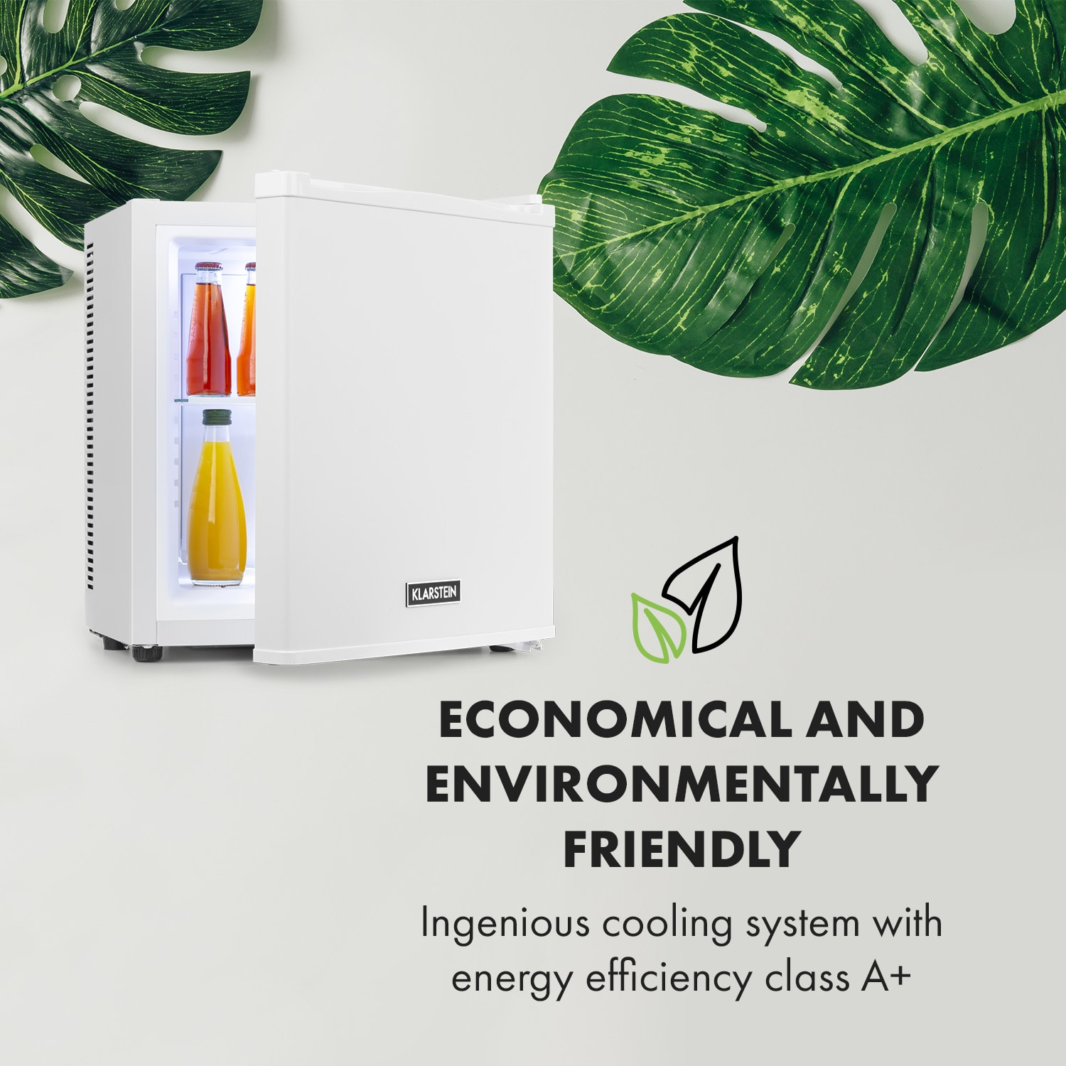 Klarstein Secret Cool, mini chladnička, minibar, 13 l, energet. trieda G biela – Obrázok 5
