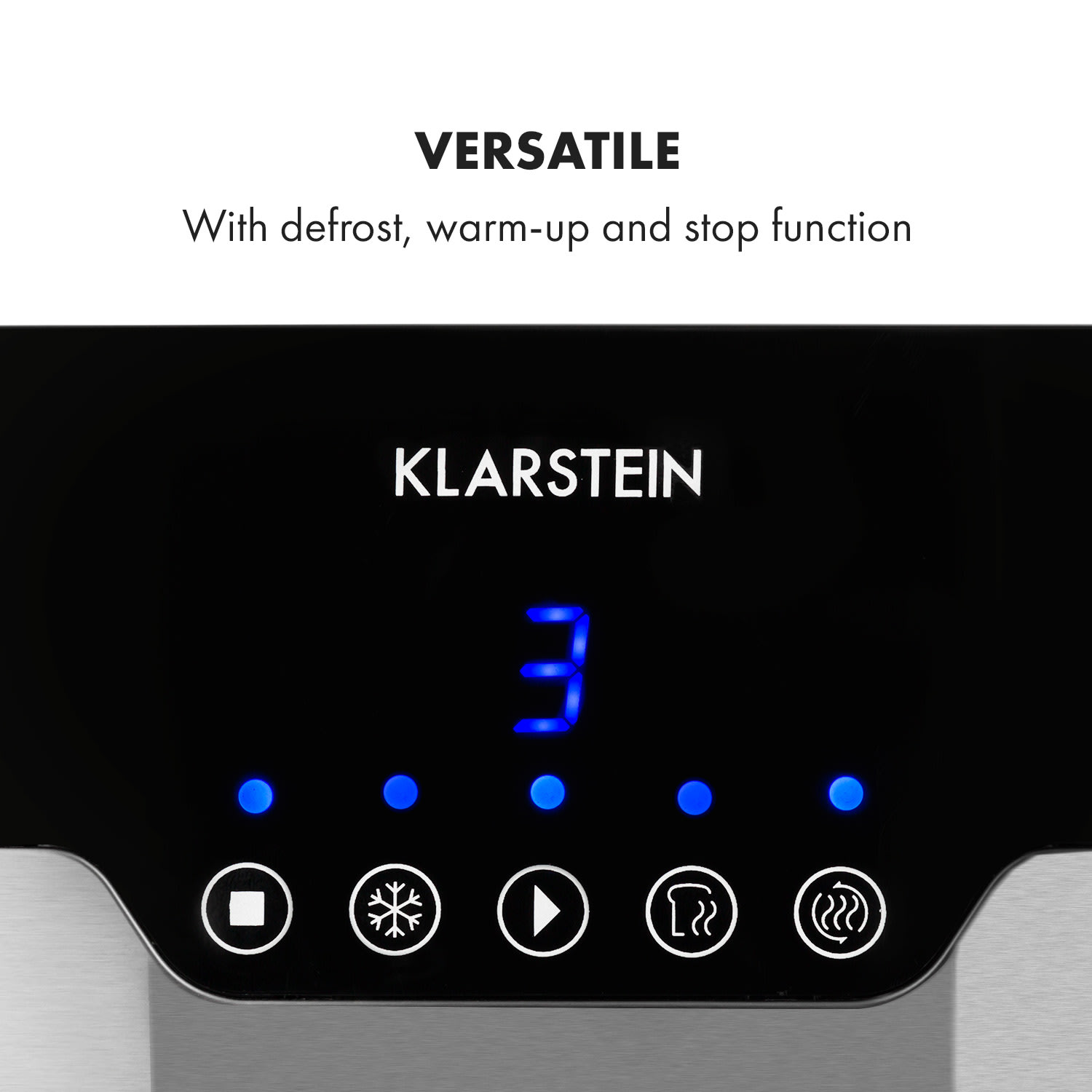 Klarstein Arabica, hriankovač, 920 W, LED displej, dotykové ovládanie, nehrdzavejúca oceľ – Obrázok 4