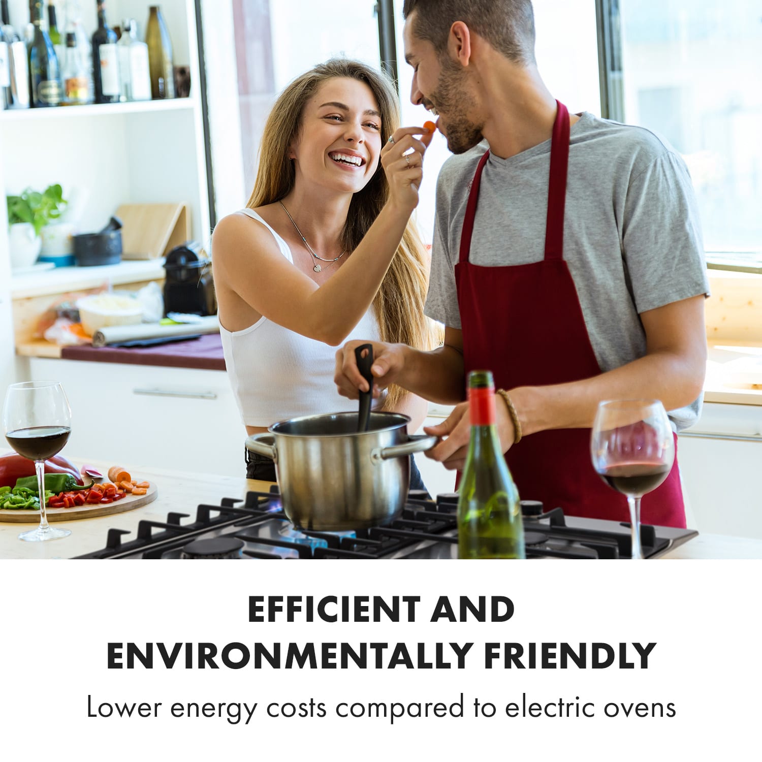 Klarstein Ignito 4 Zonen, plynová varná doska, 4 Sabaf horáky, nehrdzavejúca oceľ, strieborná – Obrázok 2