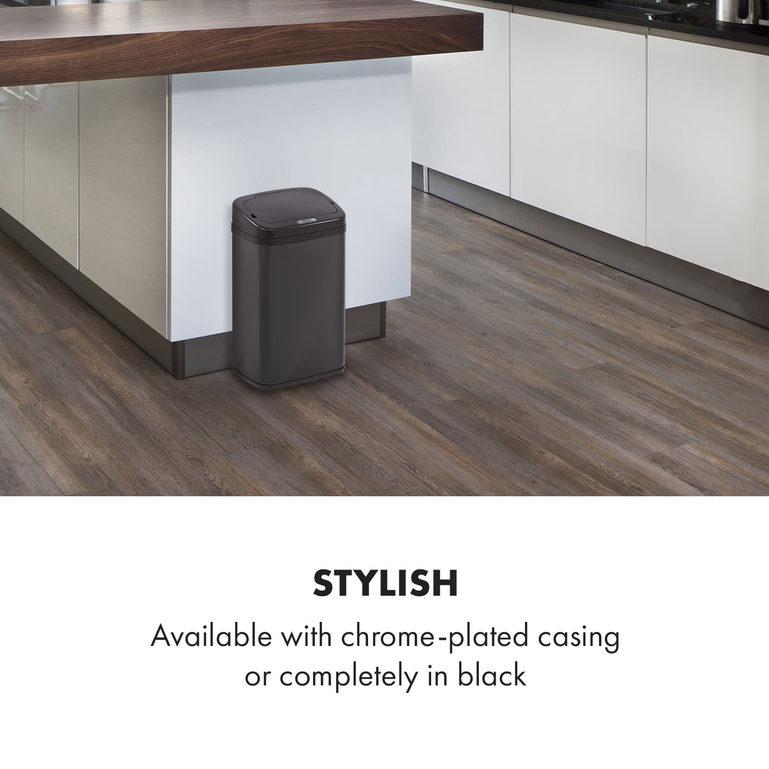 Klarstein Cleansmann, kôš na odpadky, senzor, 30 litrov, na odpadkové vrecia, ABS, čierny – Obrázok 2