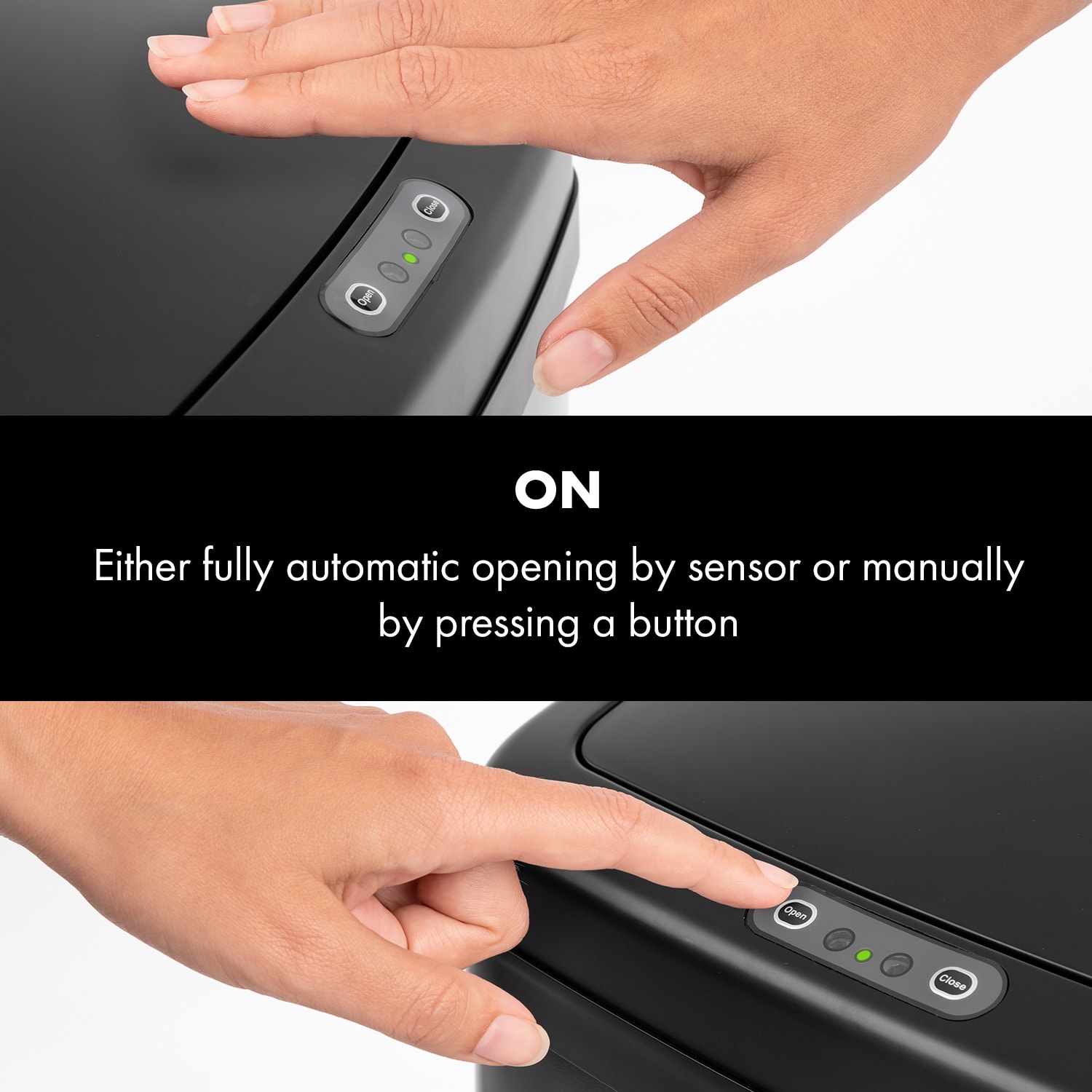 Klarstein Cleansmann, kôš na odpadky, senzor, 30 litrov, na odpadkové vrecia, ABS, čierny – Obrázok 4