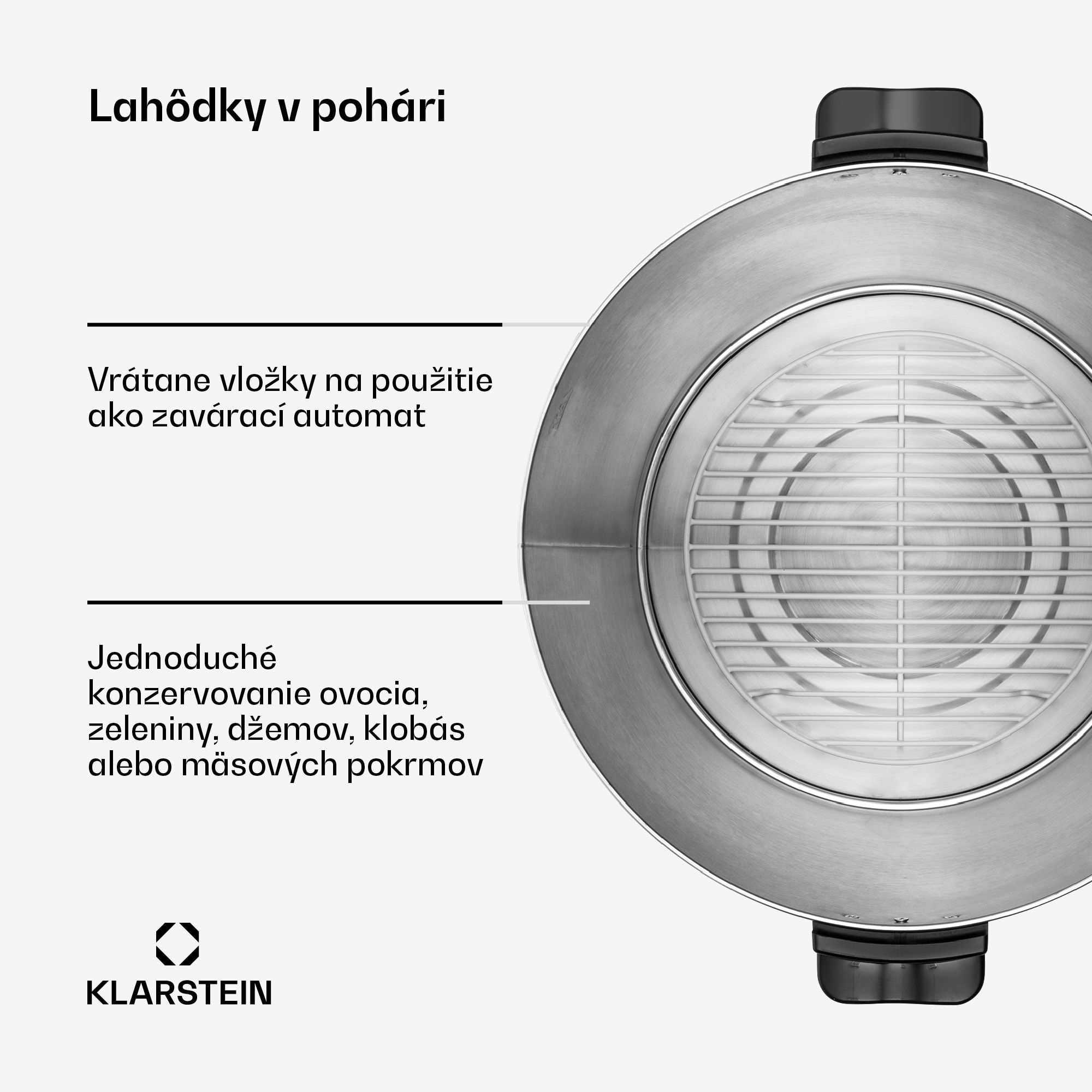 Klarstein KonfiStar 40, zavárací hrniec, dávkovač nápojov, 40 l, 2500 W, 100 °C, 180 min, digitálny – Obrázok 5