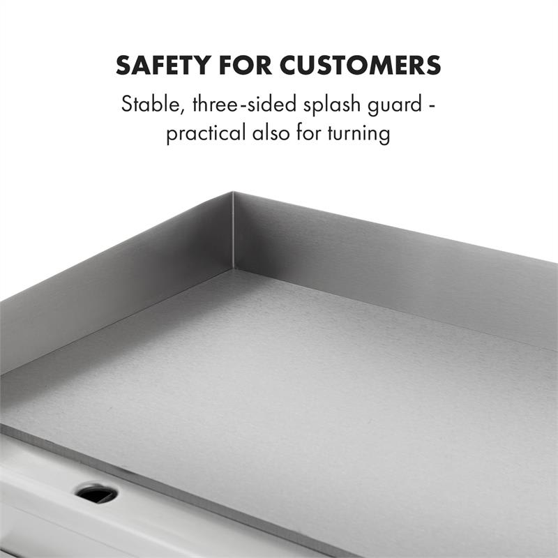 Klarstein Grillmeile 3000G, elektrický gril, 3000 W, grilovacia platňa 54,5 x 35 cm, hladký – Obrázok 5