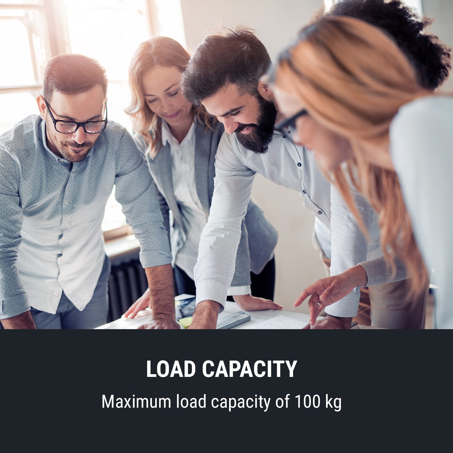 OneConcept Multidesk Comfort, výškovo nastaviteľný písací stôl, elektrický, výška 62 – 128 cm, biely – Obrázok 4