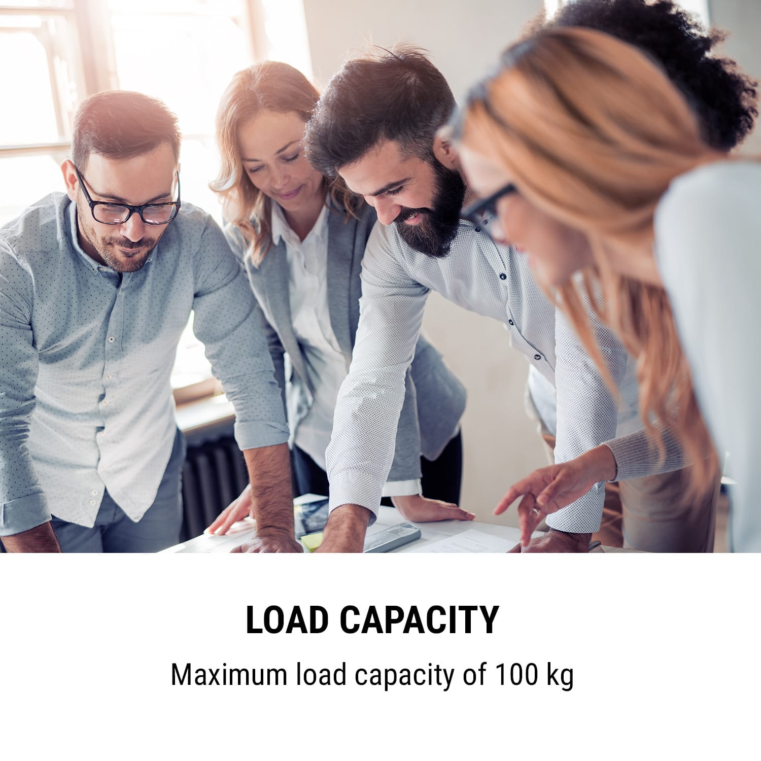 OneConcept Multidesk Comfort, výškovo nastaviteľný písací stôl, elektrický, čierny – Obrázok 4